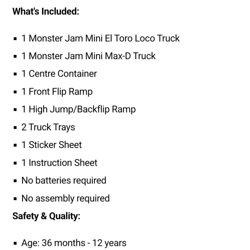 Monster Jam brand new